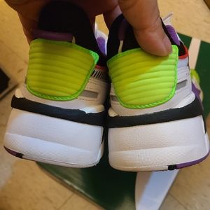puma rsx green purple